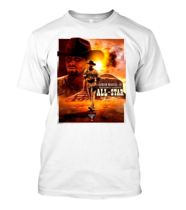 Jackson Merrill San Diego Padres MLB All Star Game 2024 National League All-Star 17 Sunrise Desert Scene T-Shirt