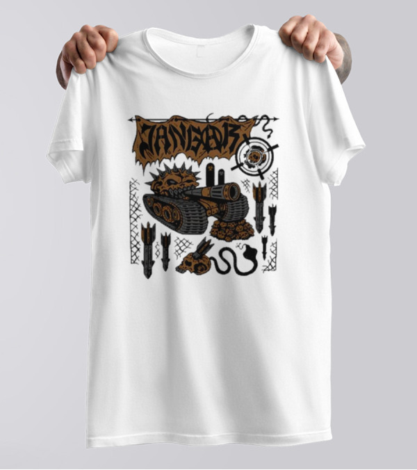 Jangar Demagog Heavy Metal Tank Skull T-Shirt