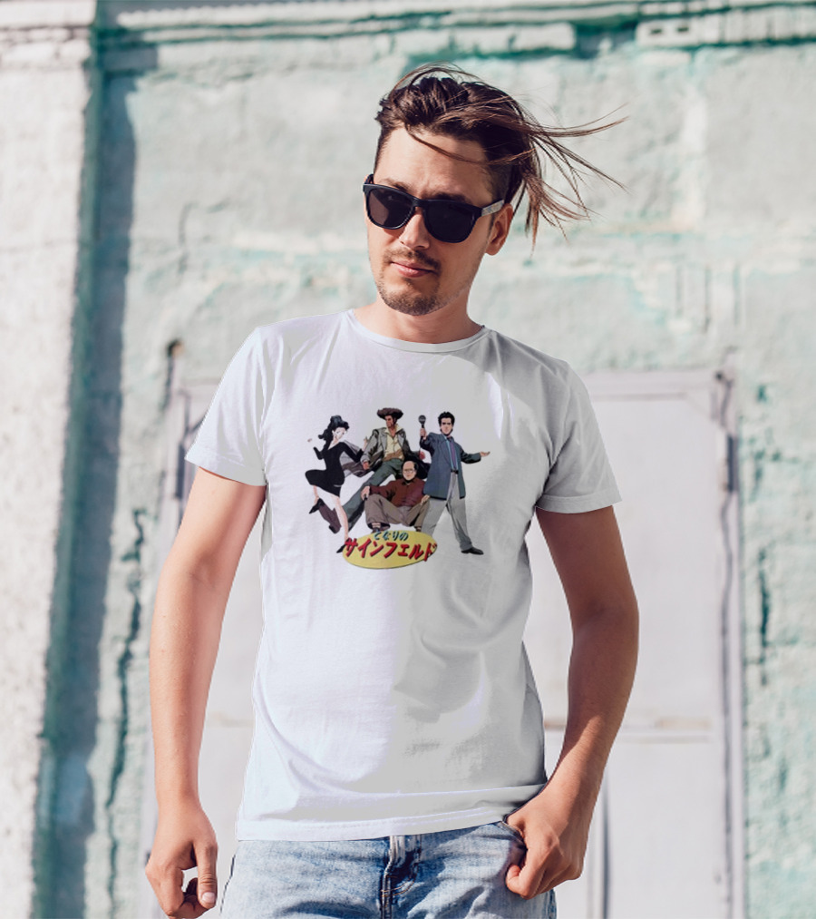 K Thor Jensen Japanese 90s Sitcom Style Characters T-Shirt