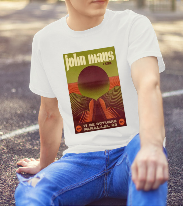 John Maus Sofia Barcelona October 17 2024 Paral-Lel 62 Concert T-Shirt