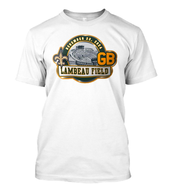December 23 2024 Lambeau Field Green Bay GB Vs. New Orleans Saints Match-Up T-Shirt