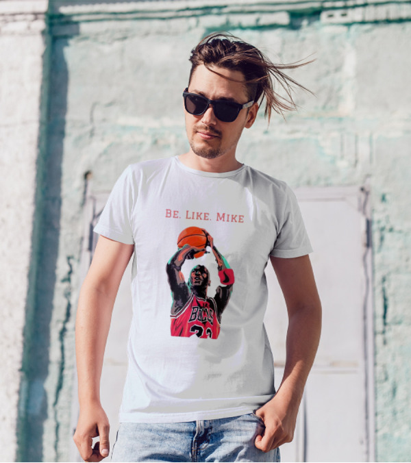 Be Like Mike Chicago Basketball Legend 23 NBA T-Shirt