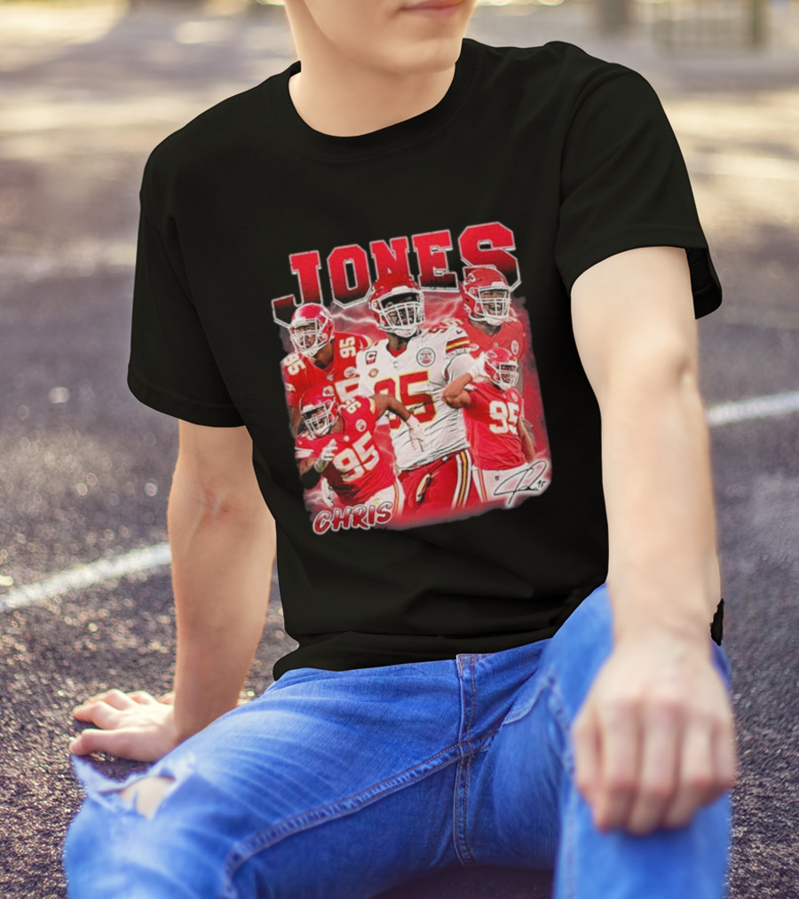 Chris Jones Kansas City Chiefs Legendary Number 95 Player T-Shirt