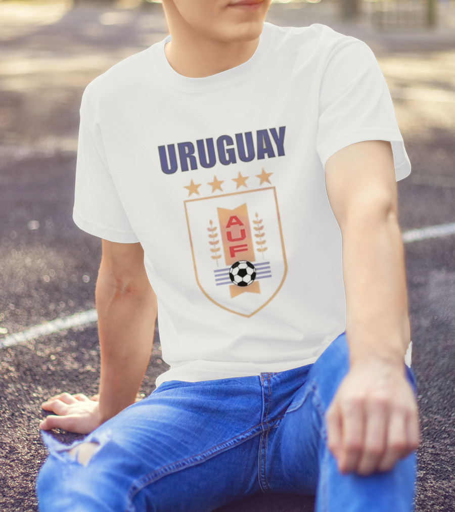 Uruguay AUF Logo Copa America Emblem T-Shirt