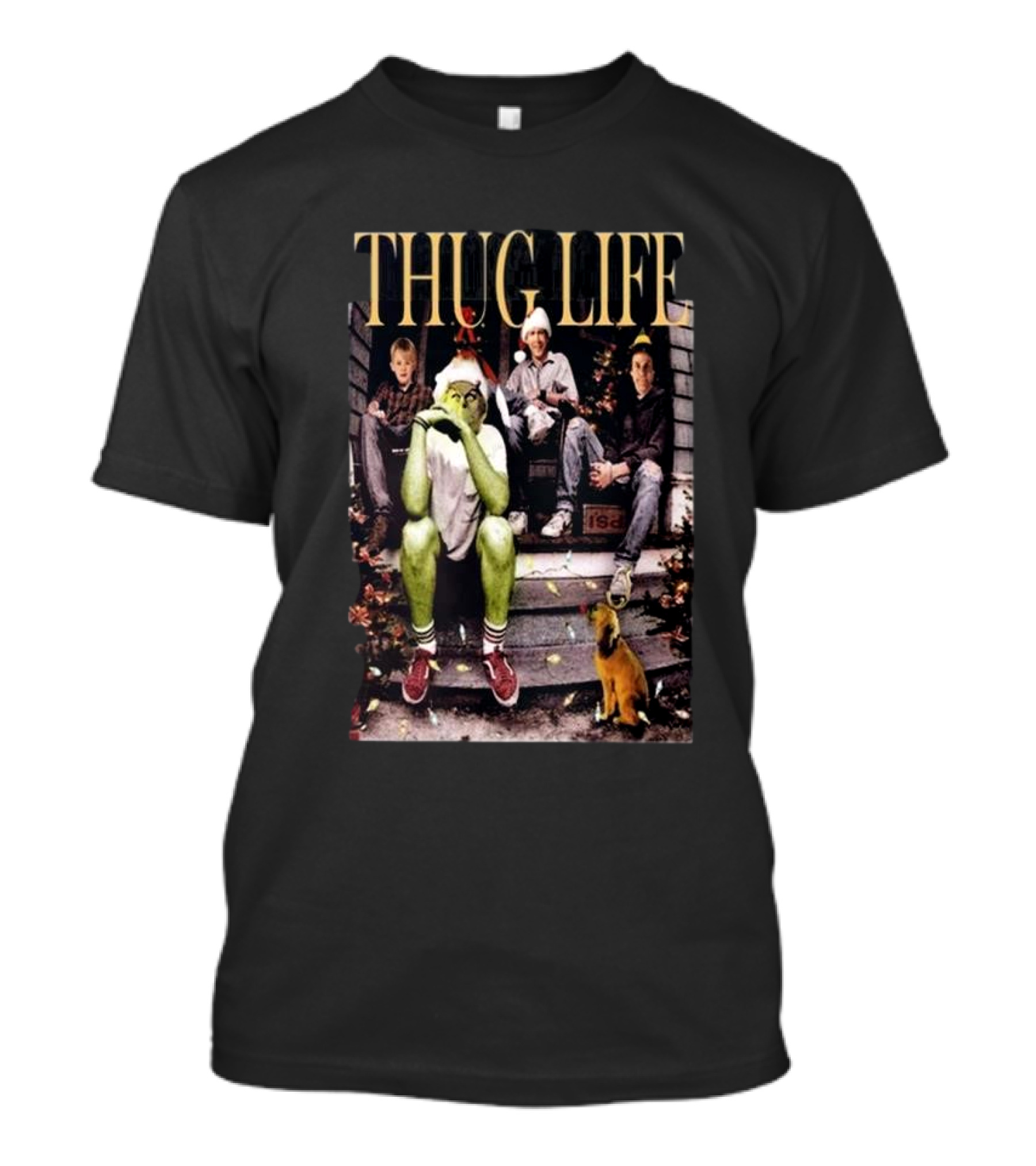 Grinch Who Steals Christmas 2024 Thug Life Holiday Attitude T-Shirt
