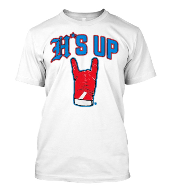 H’s Up Houston Football Hand Gesture T-Shirt