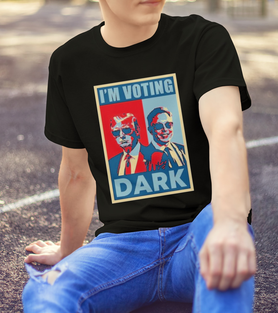 I’m Voting Dark Funny Dark Maga Trump And Musk Pop T-Shirt
