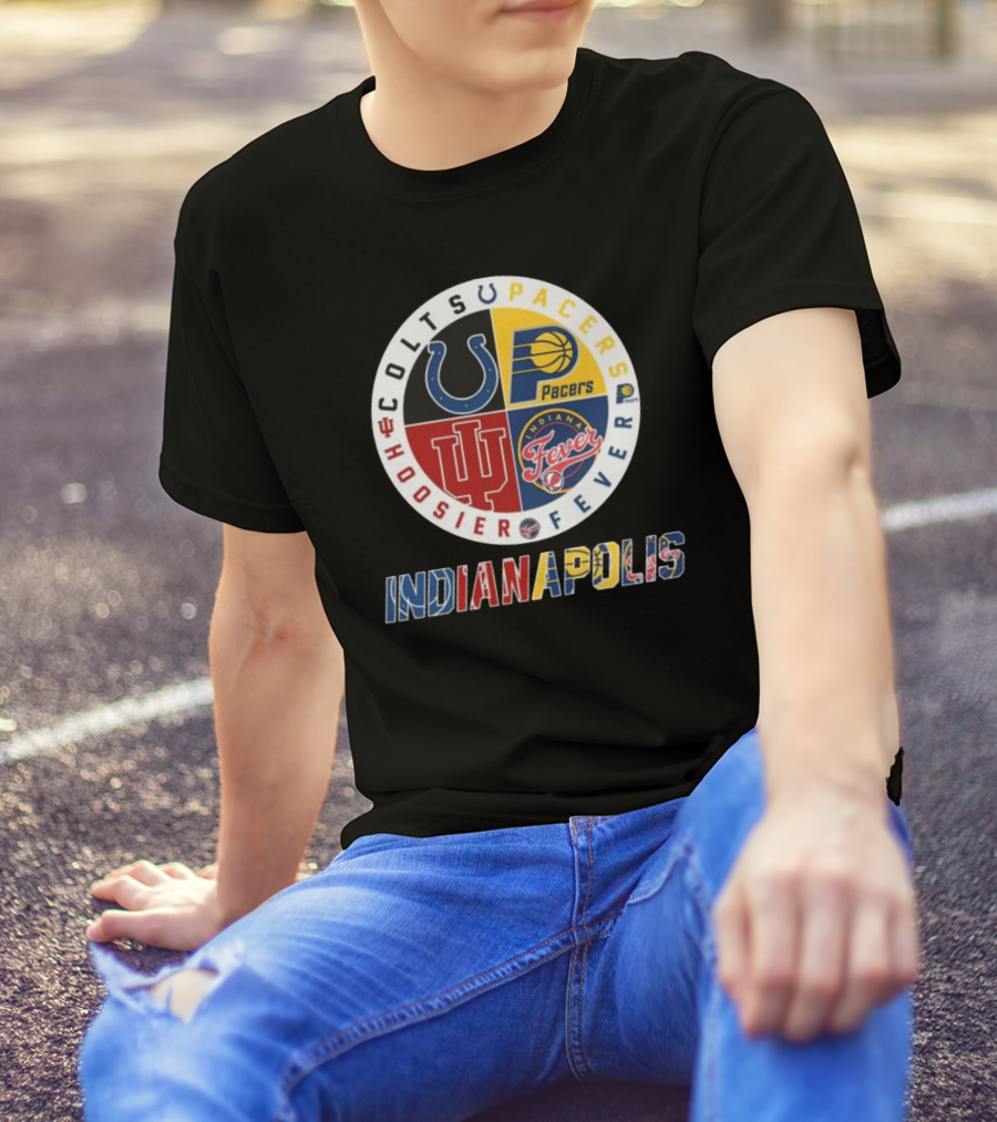 Indianapolis Colts Pacers Hoosier Fever T-Shirt