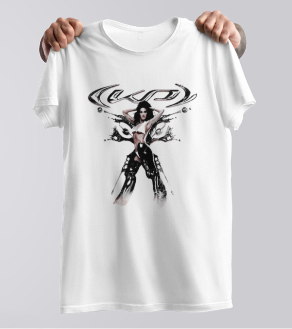Katy Perry Woman's World 2024 Edgy Fashion Pose T-Shirt