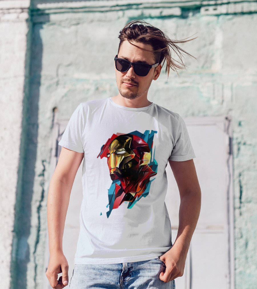 Marvel Avengers Endgame Iron Man Abstract T-Shirt