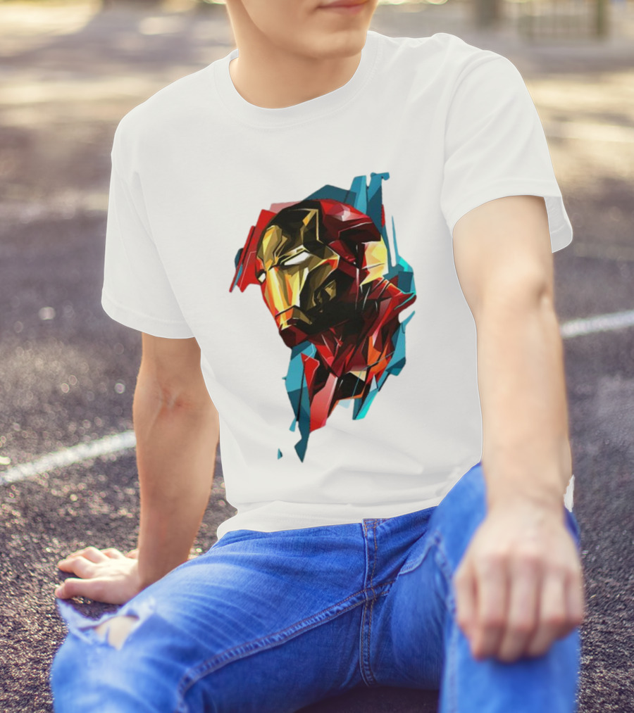 Marvel Avengers Endgame Iron Man Abstract T-Shirt