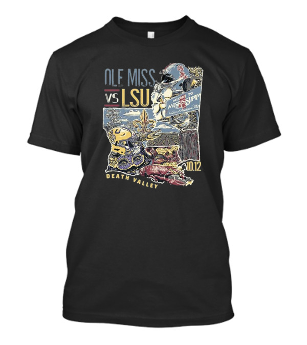 Ole Miss Rebels Vs LSU Tigers Welcome To Mississippi October 12 Death Valley T-Shirt