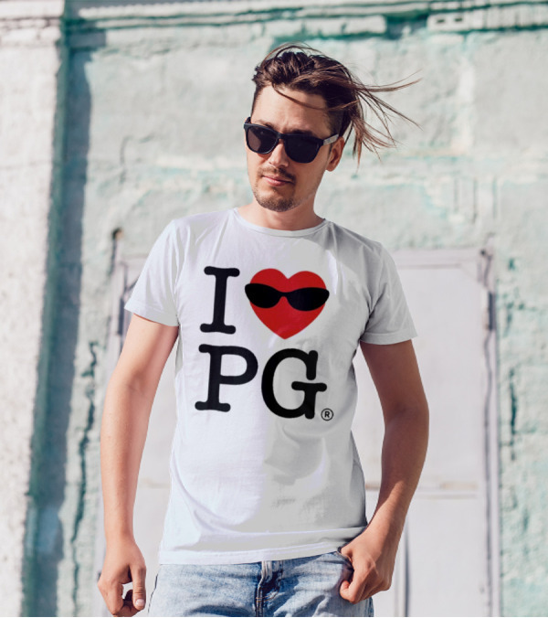 I Heart PG Cool Sunglasses Emblem T-Shirt