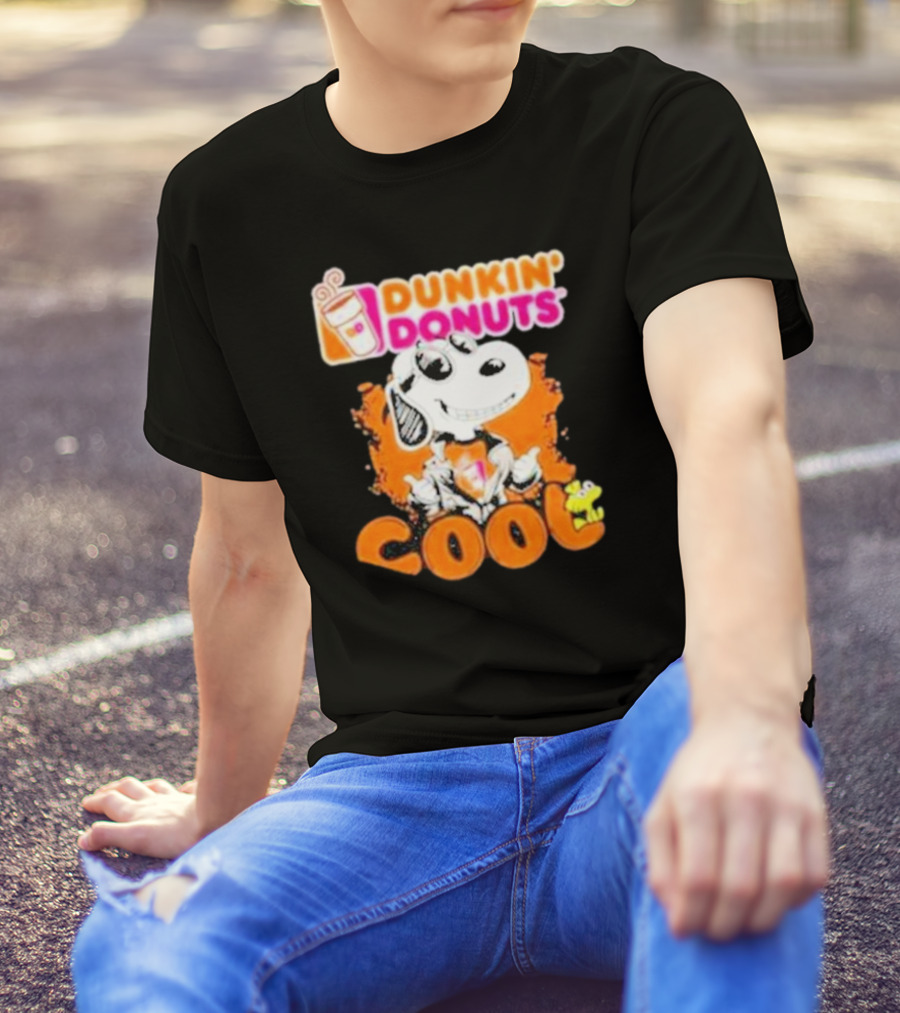 Snoopy Woodstock Dunkin' Donuts Cool T-Shirt