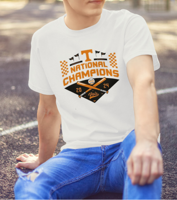 Tennessee Baseball 2024 National Champions Vols T-Shirt
