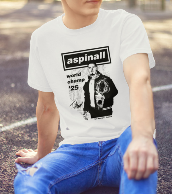 Aspinall World Champ ’25 Tomaspinal X Dosbark T-Shirt
