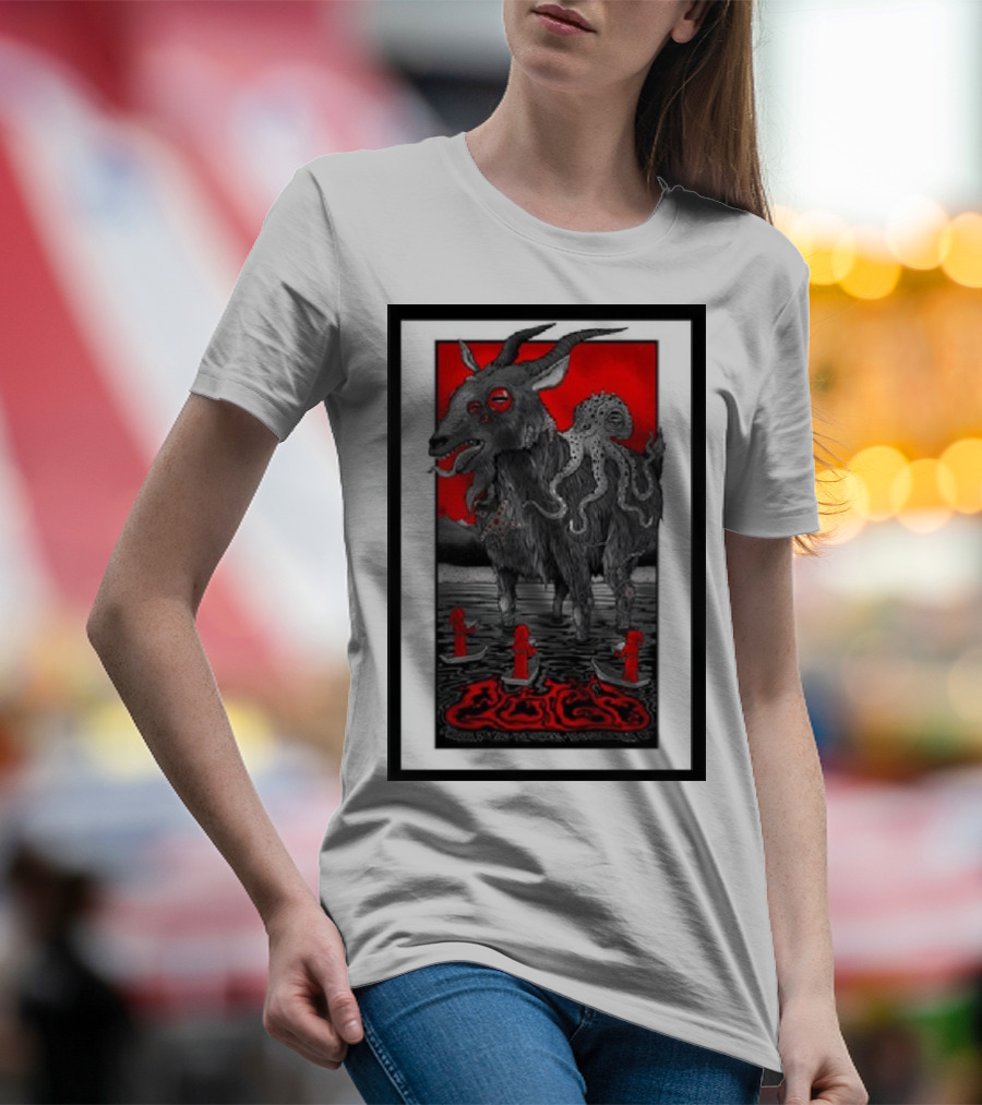 Clutch October 8th 2024 The Wiltern Los Angeles CA Goat Octopus T-Shirt