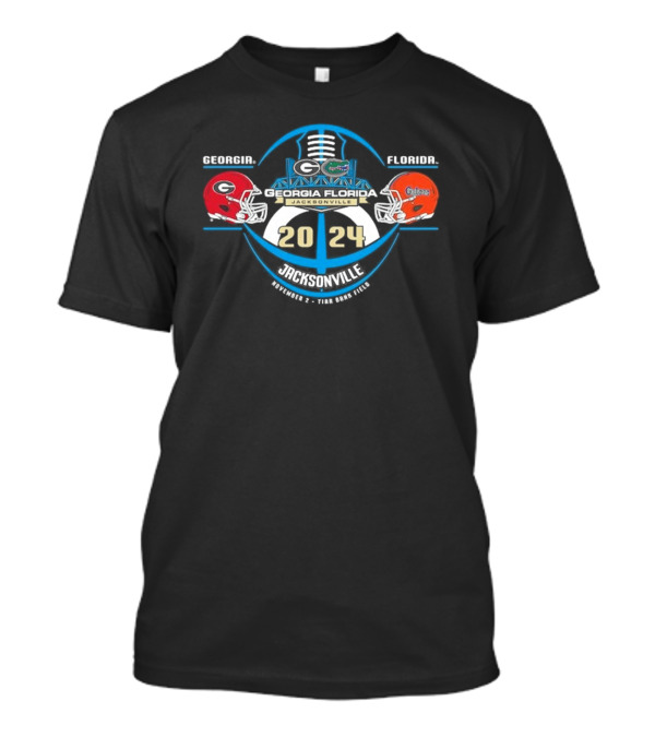 Georgia Florida Jacksonville 2024 November 2 TIAA Bank Field T-Shirt