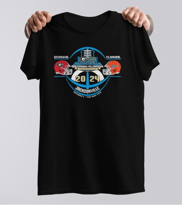 Georgia Florida Jacksonville 2024 November 2 TIAA Bank Field T-Shirt