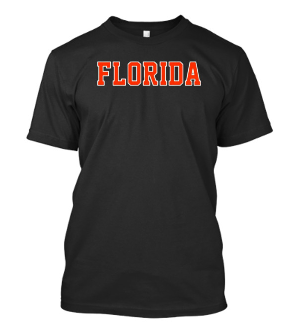 Florida Retro Orange Text T-Shirt