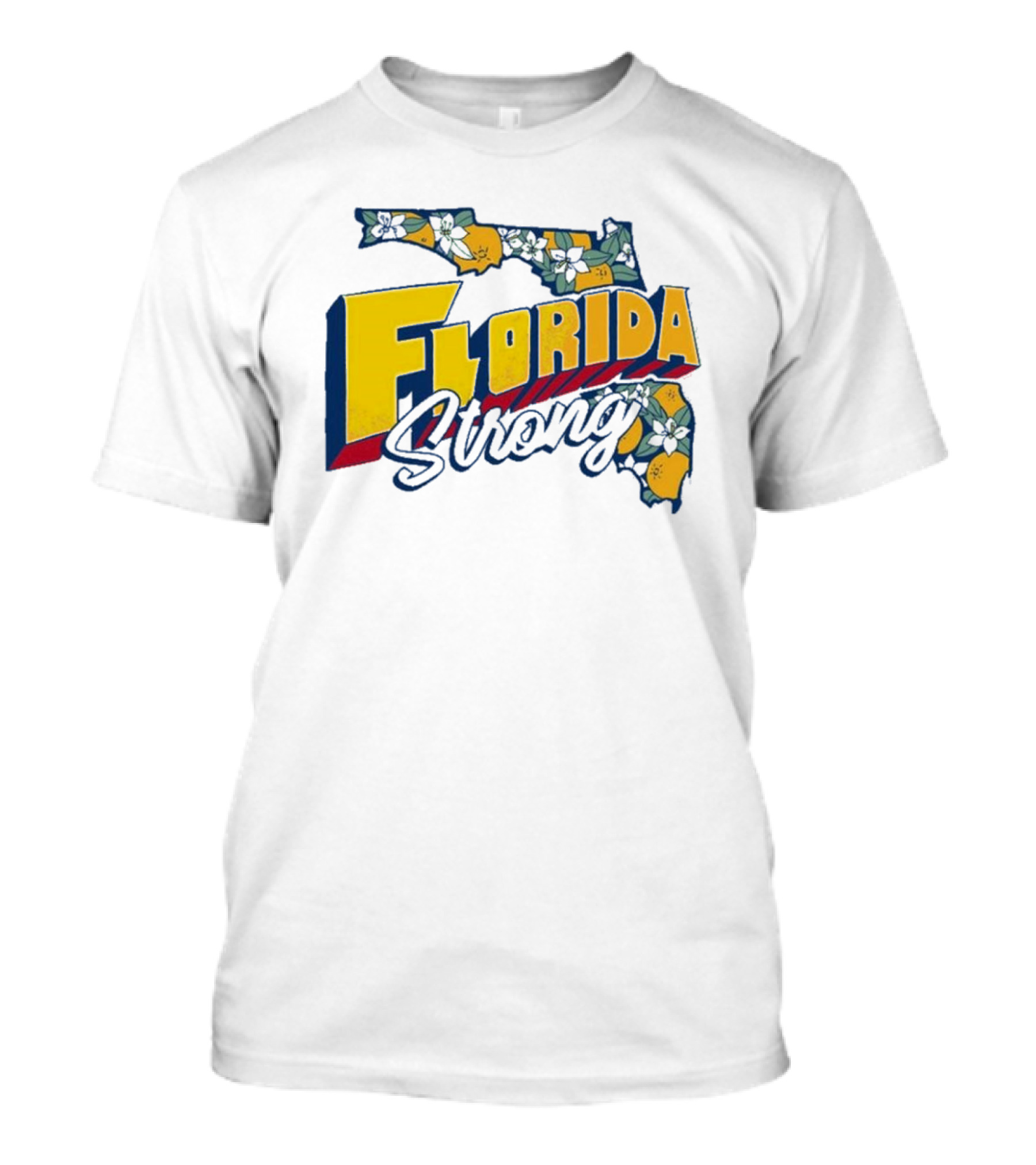 Florida Strong 2024 Blossom Map T-Shirt