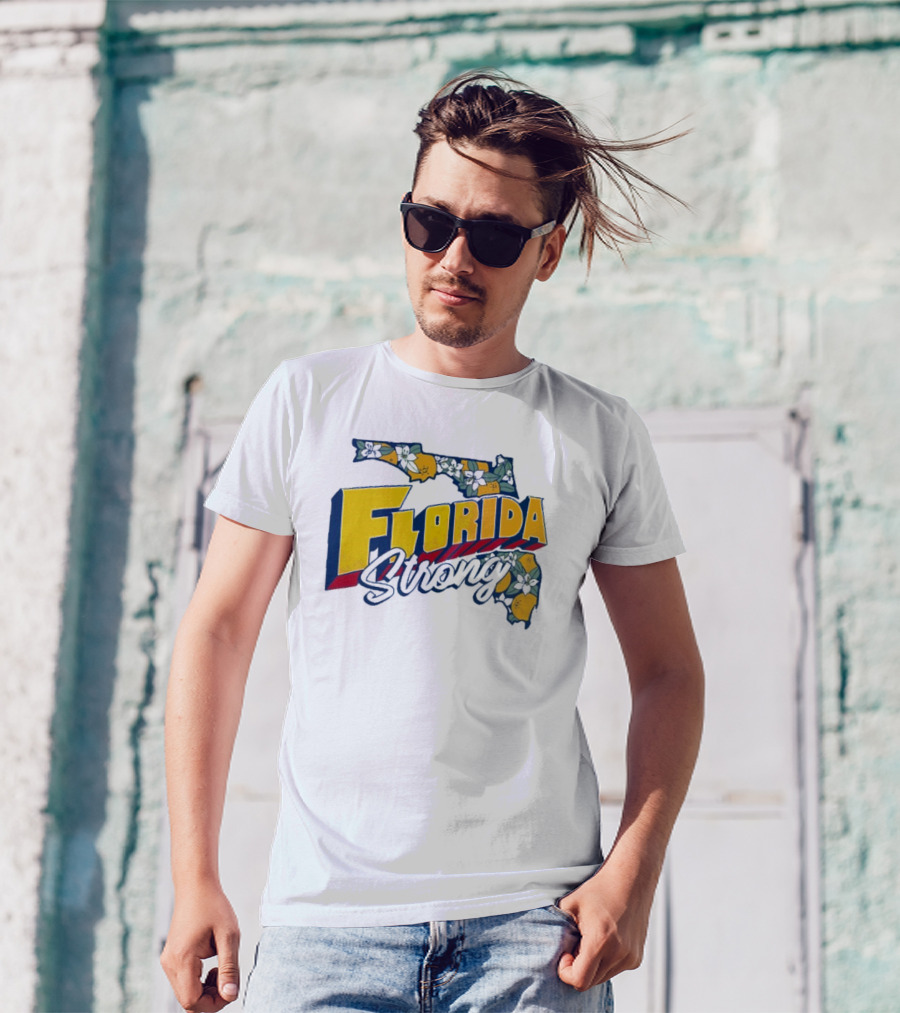Florida Strong 2024 Blossom Map T-Shirt
