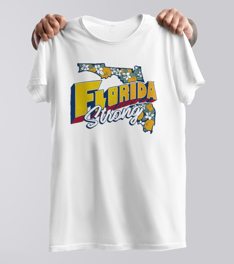Florida Strong 2024 Blossom Map T-Shirt