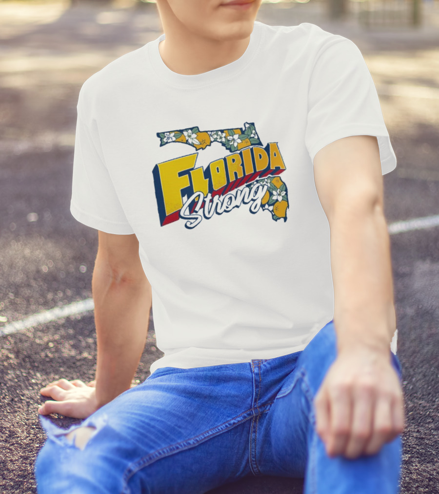 Florida Strong 2024 Blossom Map T-Shirt