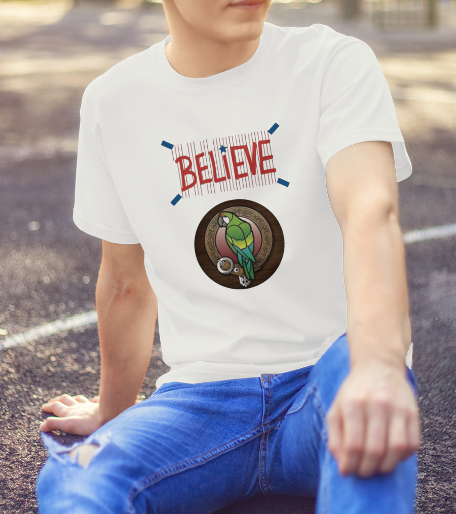 Believe Game Sound Red October At The Parrot Philadelphia Phillies T-Shirt