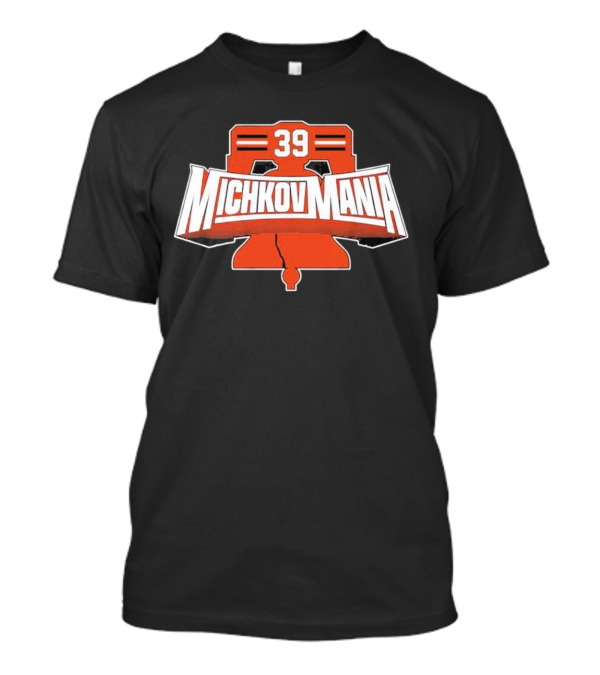 Michkov Mania 39 Philadelphia Flyers Liberty Bell T-Shirt