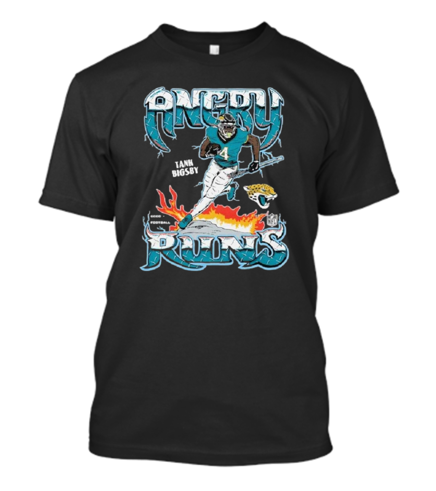 Angry Runs Tank Bigsby Jacksonville Jaguars NFL Football T-Shirt