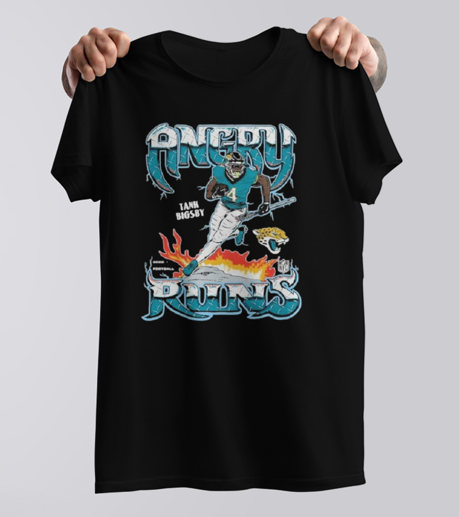 Angry Runs Tank Bigsby Jacksonville Jaguars NFL Football T-Shirt