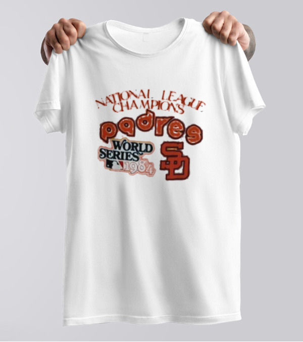 National League Champions Padres World Series 1984 MLB T-Shirt
