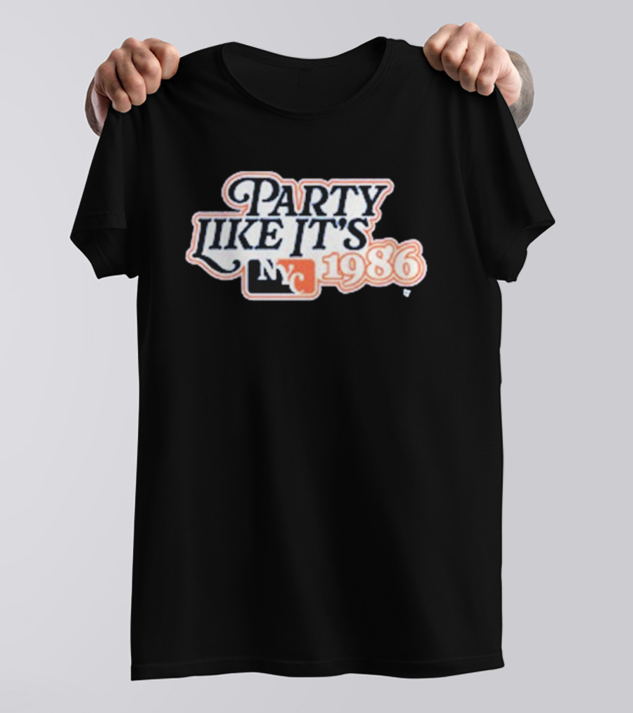 Party Like It’s 1986 NYC Baseball T-Shirt