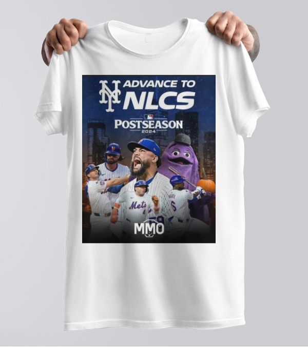New York Mets Advance To NLCS Postseason 2024 MMO T-Shirt