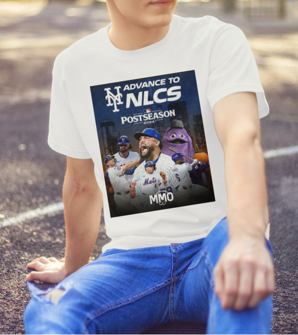 New York Mets Advance To NLCS Postseason 2024 MMO T-Shirt