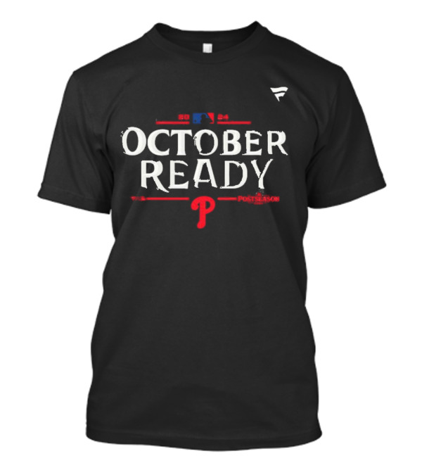 Philadelphia Phillies October Ready 2024 MLB Postseason Locker Room Fanatics Royal T-Shirt