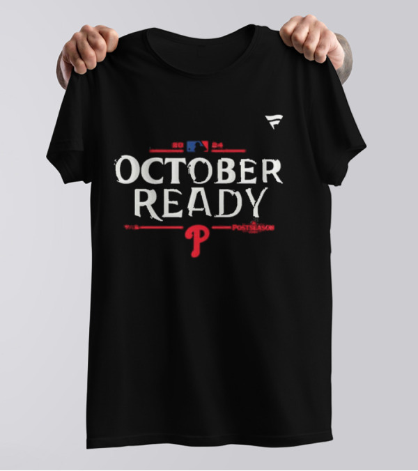 Philadelphia Phillies October Ready 2024 MLB Postseason Locker Room Fanatics Royal T-Shirt