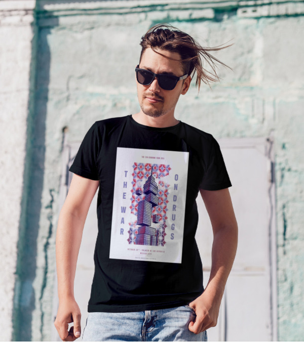 The War On Drugs At Palacio De Los Deportes Mexico City October 10th 2024 Zen Bedroom Tour T-Shirt