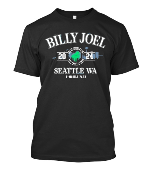 Billy Joel 2024 Seattle WA T-Mobile Park Piano Man T-Shirt