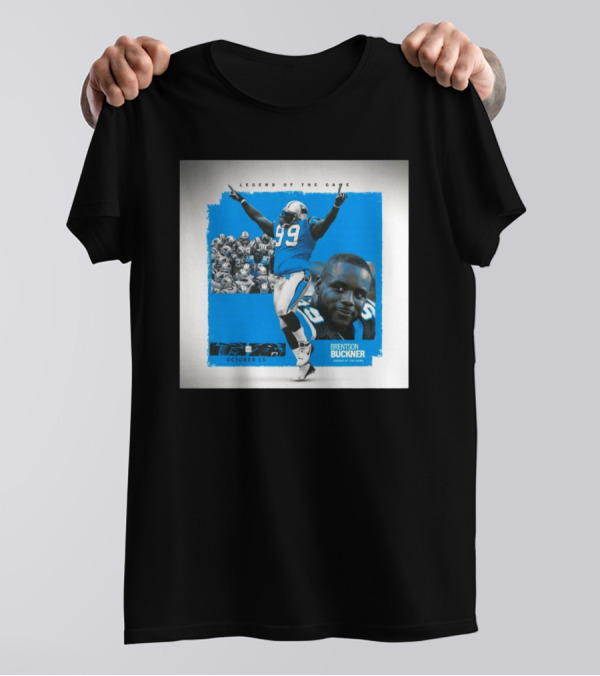 Legend Of The Game Brentson Buckner Carolina Panthers Vs Atlanta Falcons October 13 T-Shirt