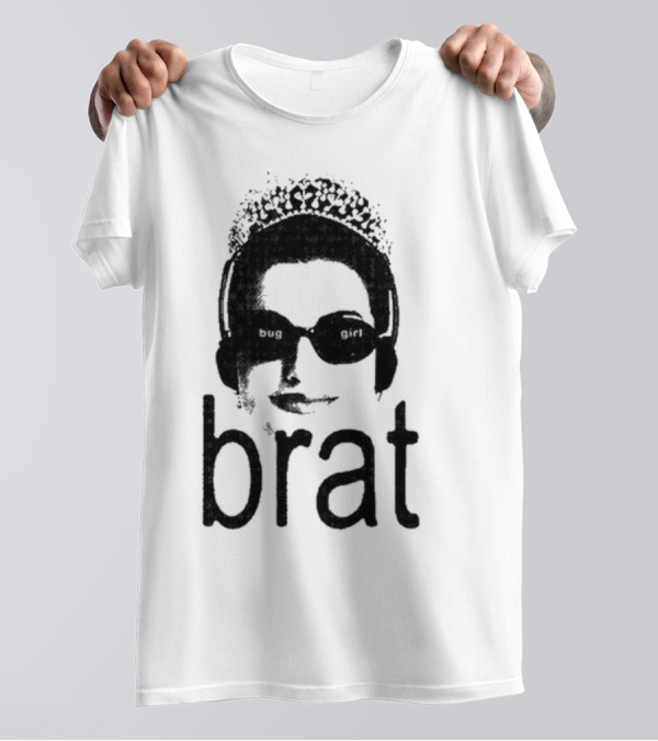 Bug Girl Brat With Sunglasses And Headphones T-Shirt