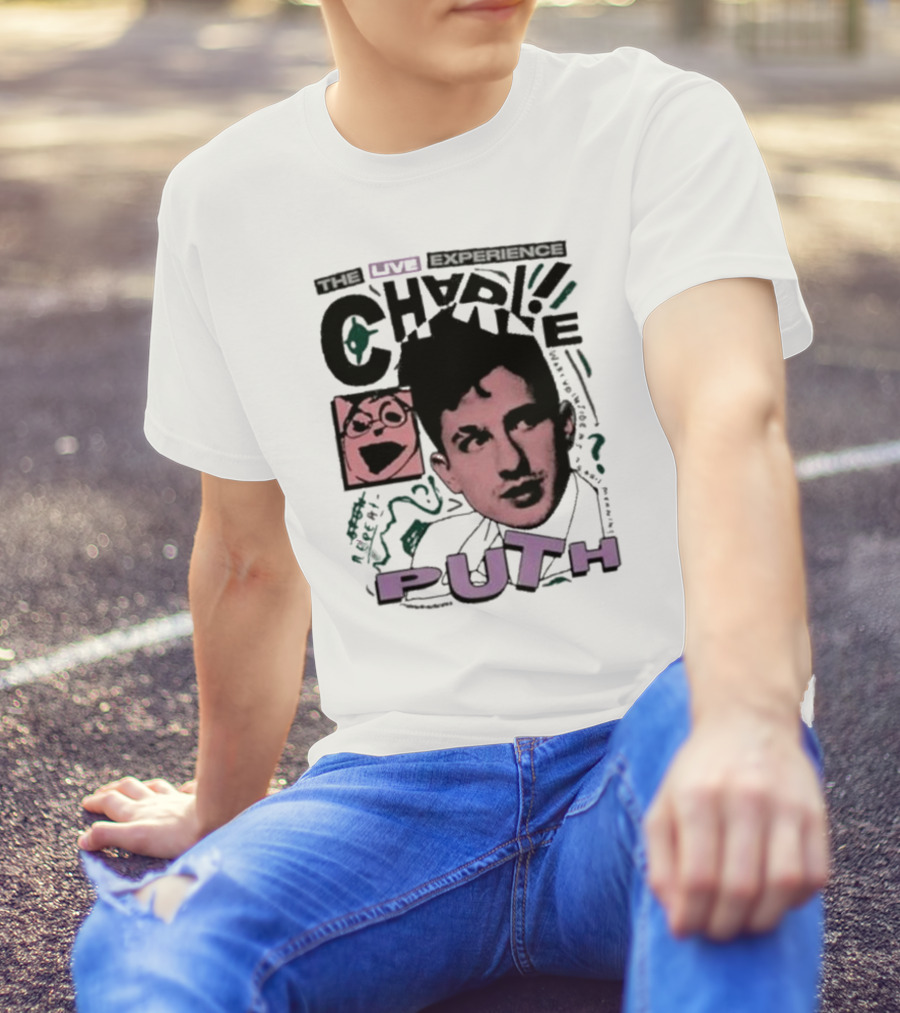Charlie Puth 2024 The Live Experience Tour Retro T-Shirt