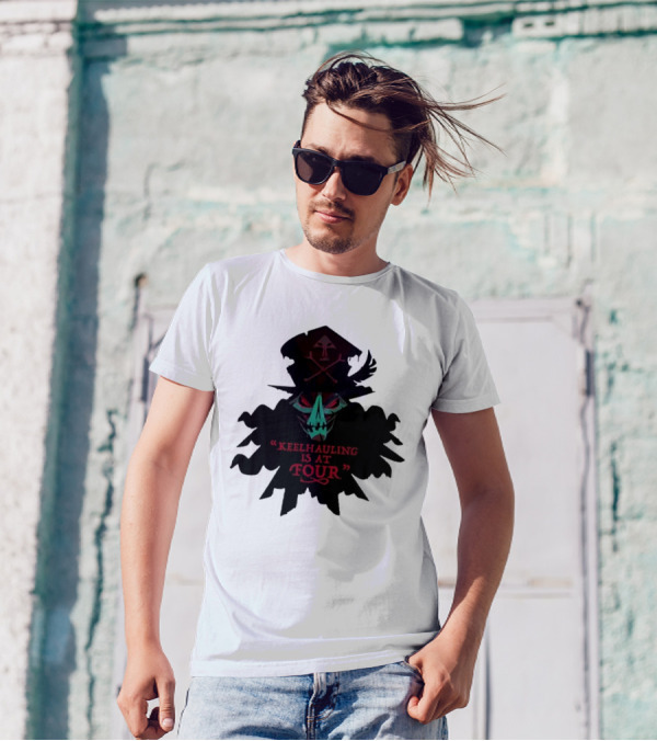 Devolver Digital Lechuck Keelhauling Is At Four Skulled Figure T-Shirt