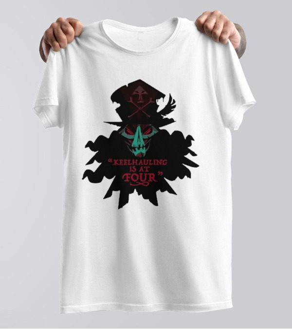 Devolver Digital Lechuck Keelhauling Is At Four Skulled Figure T-Shirt