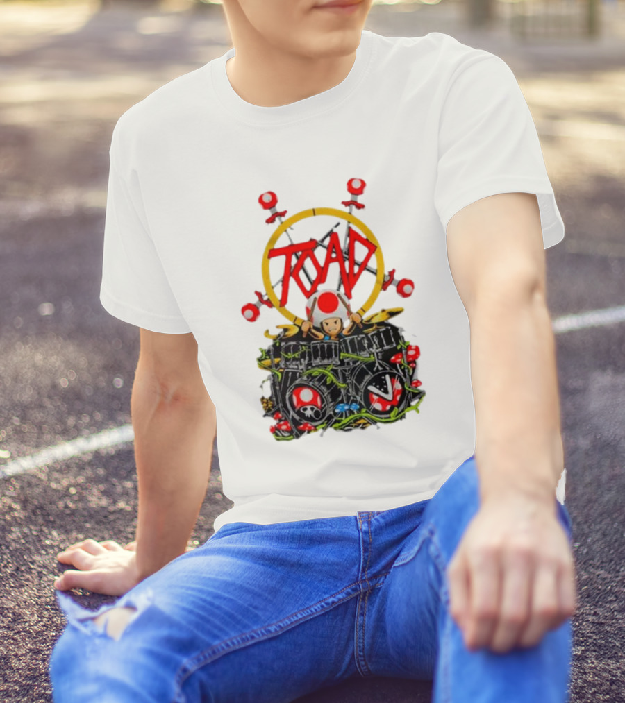 Dracula Byte 2024 Toad Mushrooms Drummer T-Shirt