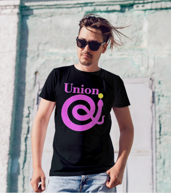 Union Pink Spiral Snake T-Shirt