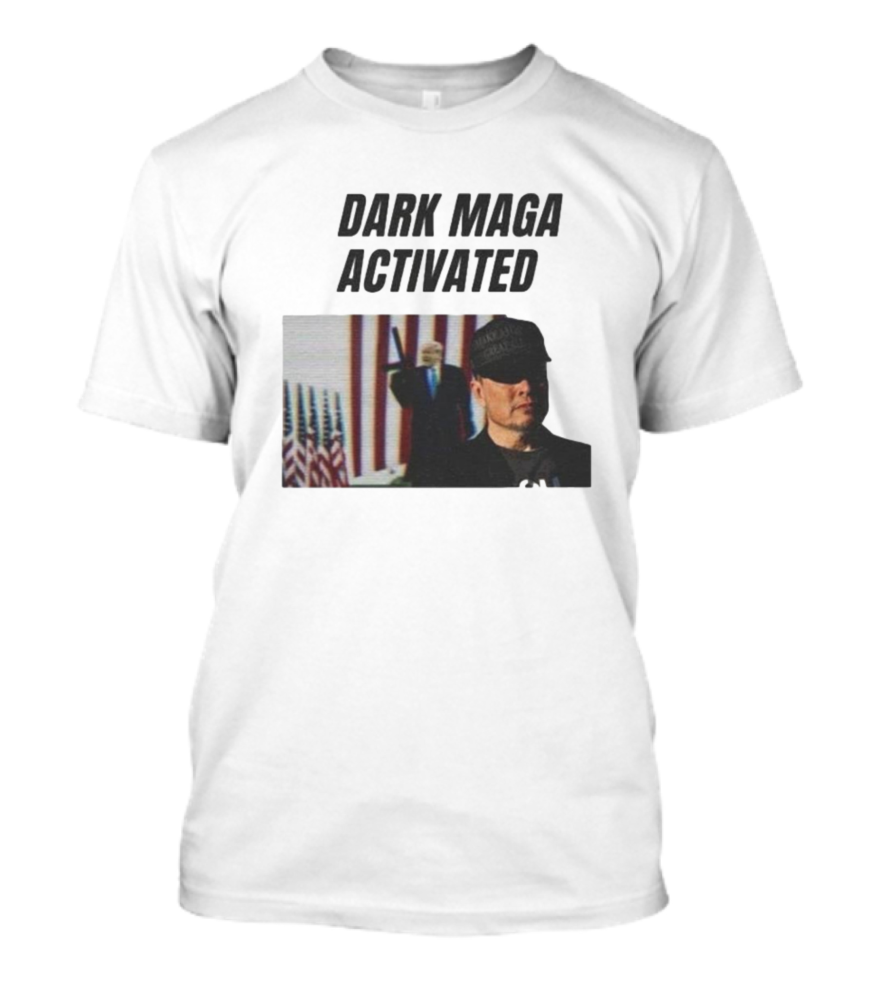 DARK MAGA ACTIVATED Elon Musk Supports Trump Rally T-Shirt