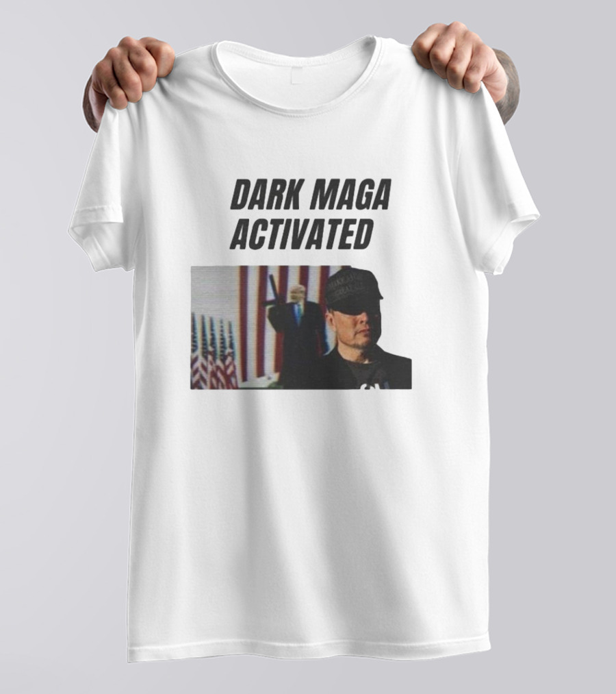 DARK MAGA ACTIVATED Elon Musk Supports Trump Rally T-Shirt