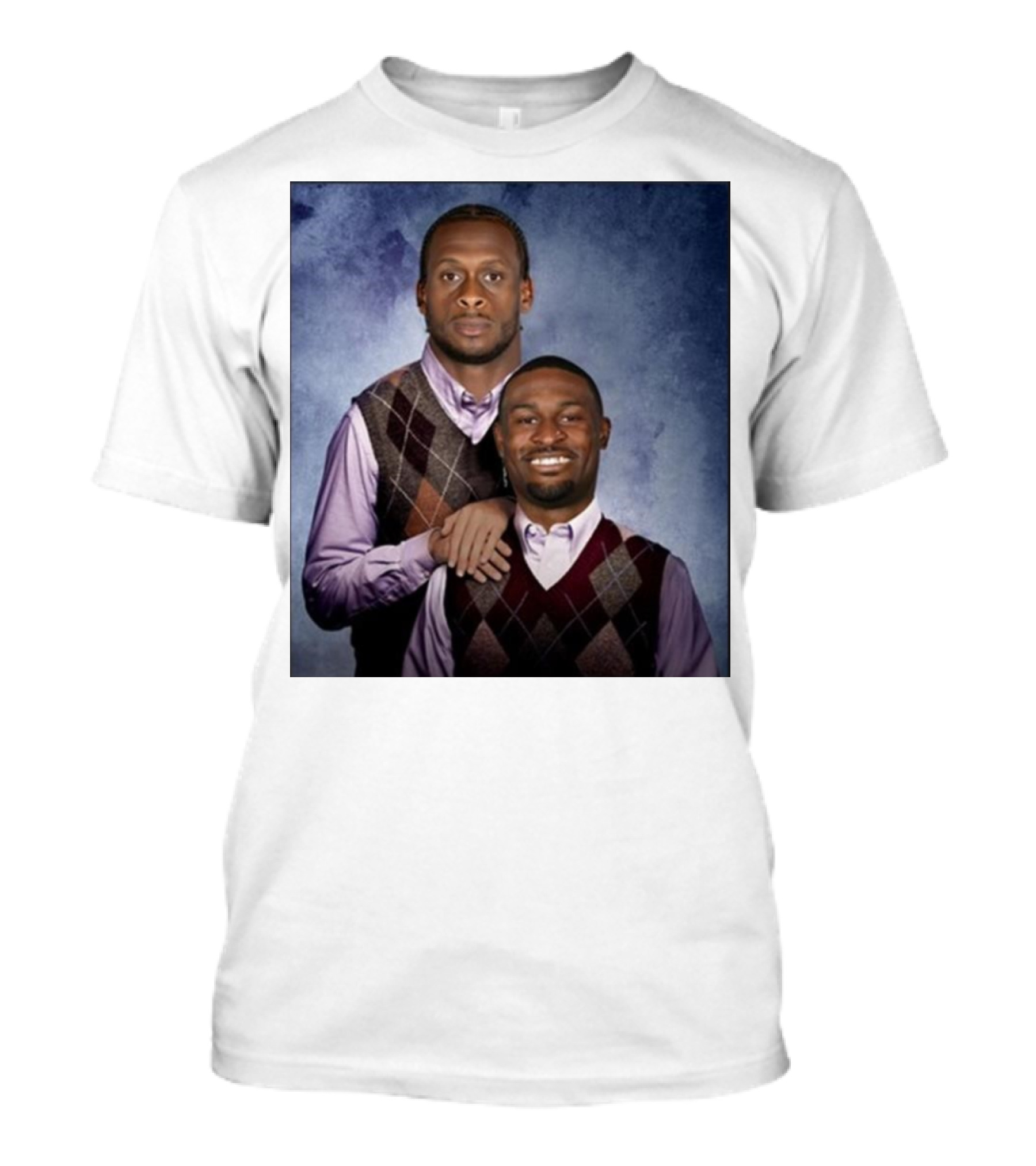 Geno Smith DK Metcalf Seattle Football Step Brothers Photo T-Shirt